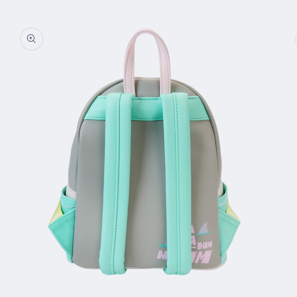 Loungefly Jaws Glow-in-the-Dark Mini Backpack - Picture 2 of 16